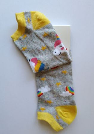 Zobrazit detail produktu - Dívčí ponožky nízké Milena Jednorožec Obrázek Dívčí ponožky nízké Milena Jednorožec